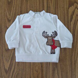 Carter's Child of Mine Moose Sweatshirt Size 6-9 months